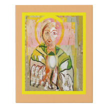 Christ le prêtre Faux toile enveloppée Imprimer