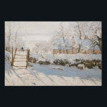 Imitation Canevas Claude Monet - Le Magpie<br><div class="desc">The Magpie / La Pie - Claude Monet,  Huile sur toile,  1868-1869</div>