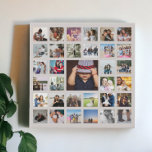 Imitation Canevas Collage personnalisé personnalisé<br><div class="desc">33 Modèle photo Personnalisé Personnalisé Fabriqué Collage faux peinture murale de Ricaso - parfait garde-robe - changer la couleur arrière - plan en cliquant sur "customiser plus loin"</div>