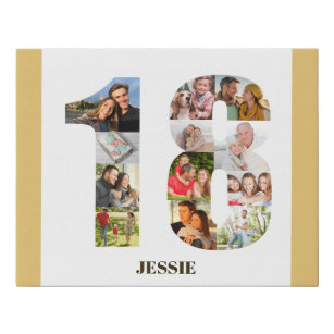 Posters Affiches Toiles Anniversaire 18 Ans Zazzle Fr