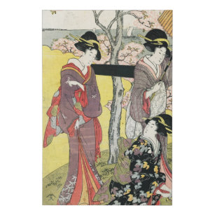 Imitation Canevas Cool orientale japonaise classique geisha lady mai