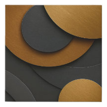 Design abstrait géométrique noir et or de luxe
