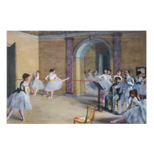 Imitation Canevas Edgar Degas - Dance Foyer, Opéra rue Le Peletier