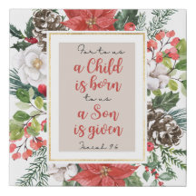 Ésaïe 9:6 Car pour nous un enfant est né Noël