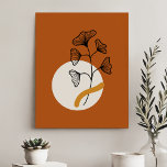 Imitation Canevas Formes Et Plantes Abstraits Minimalistes Modernes<br><div class="desc">Formes Abstraites Minimalistes Modernes Et Canvas Plantes Faux Imprimés</div>