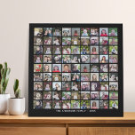Imitation Canevas Grille de collage photo de 81 Carrés avec texte -<br><div class="desc">Utilisez 81 photos CARRÉS pour créer un collage photo personnel. Cette disposition moderne et propre comprend un bloc de texte dans une police san serif pour ajouter un nom de famille ou un nom. La couleur de l'arrière - plan peut être modifiée dans la zone personnaliser. ***Pour obtenir les meilleurs...</div>