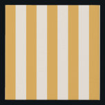 Imitation Canevas Grilles Verticales Moutarde Jaune Et Blanc Gratté<br><div class="desc">Bandes verticales - moutarde jaune et crème blanc rayé motif.</div>