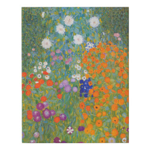 Imitation Canevas Gustav Klimt Fleur Jardin Cottage Nature