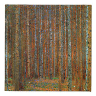 Imitation Canevas Gustav Klimt - Forêt de pins de Tannenwald