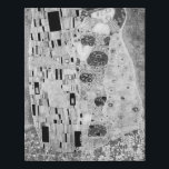 Imitation Canevas Gustav Klimt - Le baiser noir et blanc<br><div class="desc">Gustav Klimt - Le baiser noir et blanc</div>
