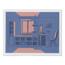 illustration 3D vectorielle, salon