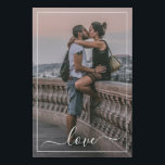 Imitation Canevas Image D'Amoureux Personnalisée Et Texte De Citatio<br><div class="desc">Mignonne romantique Love texte écrit dans une élégante police de typographie élégante. Avec l'option de personnaliser ou de customiser avec la photo de votre choix. Gardien unique,  anniversaire,  anniversaire,  cadeau de la Saint-Valentin,  ou rembourrage de Noël. Facile à personnaliser avec une photo de votre choix.</div>