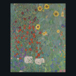 Imitation Canevas Jardin agricole Tournesols par Gustav Klimt Peintu<br><div class="desc">Peintre autrichien impérial Gustav Klimt's chef-d'oeuvre : Jardin agricole avec tournesols</div>