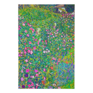 Imitation Canevas Jardin Italien, Gustav Klimt