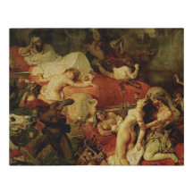 La mort de Sardanapalus par Delacroix - toile