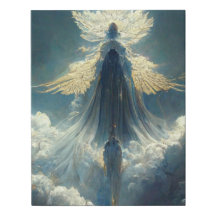 L'ange dans les cieux au-dessus