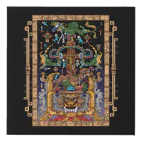 Calendrier maya panneau mural en bois art décoration calendrier en bois  maya azt