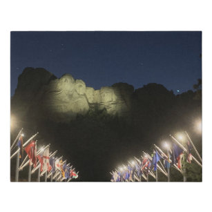 Imitation Canevas Le Mont Rushmore la nuit