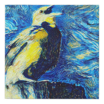 Le style VanGogh aux oiseaux solitaires