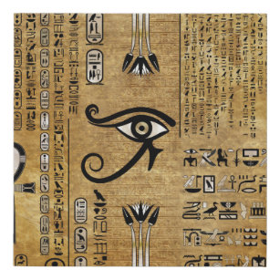 Imitation Canevas L'OEil égyptien de Horus - Ornement de Wadjet