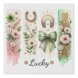 Imitation Canevas Lucky St. Patrick’s Day Enveloppé Canvas Imprimer