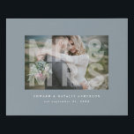Imitation Canevas M. et Mme mariage, photo préférez le cadeau<br><div class="desc">M. et Mme mariage,  photo préférez le cadeau.</div>