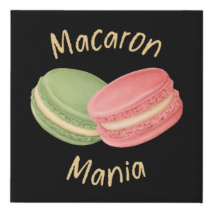 Imitation Canevas Macaron Mania Macaron Lover