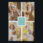 Imitation Canevas Monogramme Famille Photo Collage Home Décor<br><div class="desc">Monogramme Famille Photo Collage Home Décor</div>