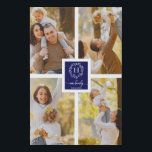 Imitation Canevas Monogramme Famille Photo Collage Home Décor<br><div class="desc">Monogramme Famille Photo Collage Home Décor</div>