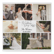 Newlyweds Mariage Collage