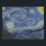 Imitation Canevas "Nuit étoilée" par Van Gogh<br><div class="desc">Ce design présente une reproduction en très haute résolution non altérée et non modifiée du célèbre tableau "Starry Night" de Van Gogh.</div>