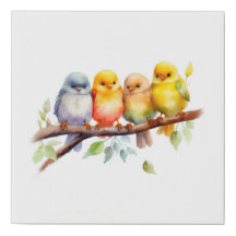 Oiseaux sur la toile enroulée de la branche d'arbr