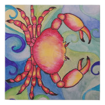 Peinture de crabe
