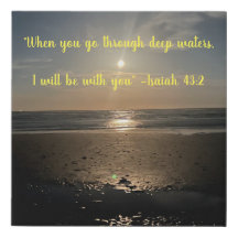 Photo Océan avec écriture