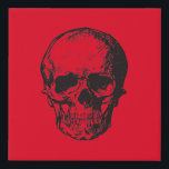 Imitation Canevas Pop Art rouge crâne<br><div class="desc">Ce produit était très bon et j'adore comme il est facile pour la conception de personnaliser. Le design était très simple,  donc je suis très heureux quand je crée.</div>