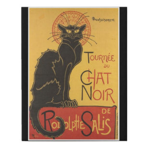 Toiles Canevas Le Chat Noir Zazzle Fr