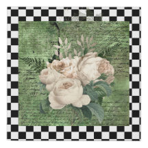 Roses vintages et tableau de bord