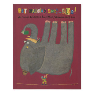 Imitation Canevas Semaine du livre pour enfants 2001