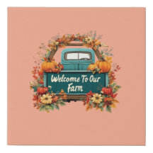 Simple Bienvenue à Notre Décor de Ferme