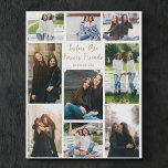Imitation Canevas Sisters Forever Friends Photo Collage Citation per<br><div class="desc">Chic personnalisable photo collage faux toile art pour votre soeur. Ajoutez 9 de vos photos de frères et soeurs préférées et commandez ce cadeau personnalisé unique pour votre soeur douce comme cadeau d'anniversaire d'amitié. Une photo personnalisée sentimentale mur d'art gardien qui dit Soeurs sont Amis de toujours.</div>