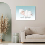 Imitation Canevas Souvenez-vous de ce moment nouvelle photo bébé<br><div class="desc">Souvenez-vous de ce moment Nouveau bébé photo, Il suffit de remplacer l'exemple photo par votre propre préféré d'orientation carré paysage. Souvenez-vous que ce moment est dans un élégant script set en bas. Vous pouvez modifier la couleur de ce texte si nécessaire pour mieux convenir à votre photo via éditer plus...</div>