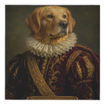 Toile de portrait de compagnie royale – Art de la 