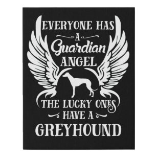 Imitation Canevas Typographie de T-Shirt Keycha, gardien de Greyhoun