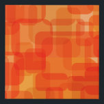 Imitation Canevas Vibrant contemporain Abstrait Art moderne Orange<br><div class="desc">Aménagez votre espace grâce à cette toile abstraite audacieuse et moderne dotée d'un motif géométrique orange vif. Parfait pour ajouter une touche chaleureuse et énergique à votre maison ou à votre bureau, cette oeuvre d'art se marie bien avec un décor minimaliste ou d'inspiration rétro. Son design saisissant en fait une...</div>