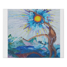 Vibrant Vision imprime l'imitation canvas