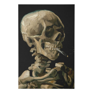 Imitation Canevas Vincent van Gogh - Crâne avec cigarette brûlante