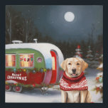 Imitation Canevas Winter Labrador Caravan Christmas Adventure<br><div class="desc">Laissez-vous tenter par la magie d'une nuit d'hiver enneigée alors qu'une caravane glisse gracieusement à travers le paysage illuminé par la lune. La beauté sereine de la neige scintillante et l'éclat enchanteur de la lune créent une scène captivante, promettant une aventure de Noël inoubliable remplie de chaleur, de joie et...</div>