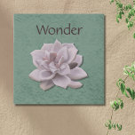 Imitation Canevas Wonder Sage Vert Main Tirée Succulent Botanique<br><div class="desc">Le "Wonder Sage Green Hand-Drawn Succulent Botanical Print" offre une touche de tranquillité et d'élégance naturelle, en complément du style de vie de l'individu qui apprécie le décor botanique de la maison. Personnalisez facilement l'oeuvre pour présenter VOTRE "Parole de l'année" inspirante. Ce morceau n'est pas seulement imprimé, c'est une invitation...</div>