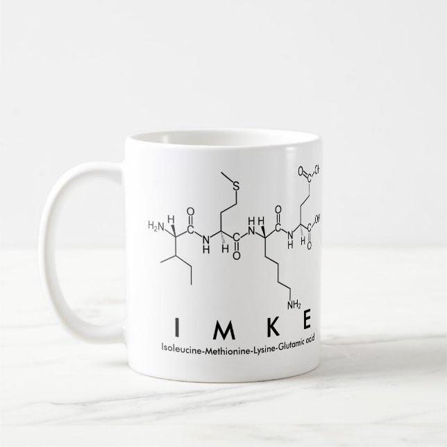 Imke peptide nom mug (Gauche)