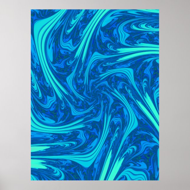 Immense affiche d'art fractal 7/19 (Devant)